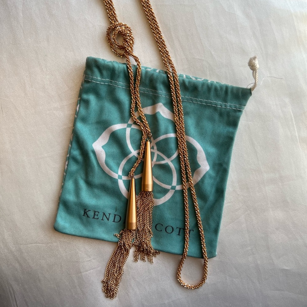 Kendra Scott Phara Necklace in Rose Gold